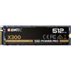 Emtec SSD 512GB Emtec 1.5G/1.7G X300 PCIe M.2 [ECSSD512GX300]