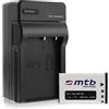 mtb more energy Batteria + Caricabatteria (Auto/Corrente) per Casio NP-90 / Exilim EX-FH100, H10, H15, H20G