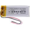 Liter energy battery Batteria a 3 cavi 301643 LiPo 3.7V 350mAh 1.295Wh 1S 5C Liter Energy Battery Ricaricabile con PCM termistore NTC Smartwatch Elettronica - Non adatto per Radiocomando 45x16x3mm (3P|350mAh|301643)