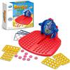 XPJBKC Tombola Automatica, Gioco del Bingo 90Palline Cesto 12Cartelle 100Segnalini | Giochi di Societa, Mini Bingo Completo, Gioco di Lotteria, Gioco Tradizionale, adatti a Riunioni di Famiglia e di Gruppo