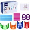 Generic Giocattoli Stöcke-Rings-Puzzle, puzzle-stick-ring-puzzle | I bambini blocca i giocattoli per puzzle a bastone di legno | Giocattoli creativi a canna realizzati con blocchi di legno per giocattoli puzz