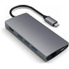 Satechi Multi-Port Adapter V2 Dock st. USB 3.2 Gen 1 [3.1 Gen 1] Type-C Grigio (