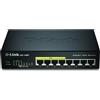 D-Link Dgs 1008P - Interruttore - Non Gestito - 4 x 10/100/1000 ( Poe)