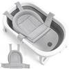 Sunshine smile Inserto per vasca da bagno per bambini, cuscino per vasca da bagno, sedile da bagno per neonati, sedile per vasca da bagno per neonati, sedile per vasca da bagno, contenitore per denti da latte in
