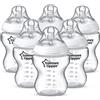 Tommee Tippee Biberon Closer to Nature, 260ml, 6 Pezzi, Bianco/Trasparente