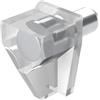 SOTECH 100 pezzi portanti settoriali del fondo trasparente per 5 mm | perforazione del per armadi da plug-in nel legno