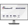 iiyama Iiyama ProGraphic HB3201UHSNP-B1 - Monitor a LED - 31.5 - 3840 x 2160 4K @ 60 Hz - IPS Black 2.0 - 450 cd/mï¿½ - 3000:1 - 4 ms - HDMI, DisplayPort, USB-C - altoparlanti - nero, opaco HB3201UHSNP-B1-OUT