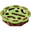 Gcerfby Labirinto Per Gattini, Scatola In Feltro Per Scavare Buche, Puzzle Da Interno Per Gatti, Accessorio In Feltro Con Campanellino, 30/30/7 Cm, Divertente Gioco Del Labirinto, Facile Da Usare, Ideale Per