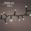 KAEMINGK Lumineo Compact Twinkle Luci Natale LED 3000 LED 60 m