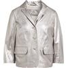 THE JACK AND JACKIE LEATHERS - Blazer - Argento