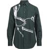 BURBERRY - Camicia fantasia - Verde scuro