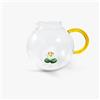 WD LifeStyle Brocca Vetro Borosilicato Cc 1,7 Lt Decoro Ninfea