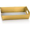 Scotton Cesto Natale Incollato 520 x 410 x 135 Mm Fibra Oro 1 Pz
