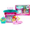 Pinypon casa delle sirene - Play set con personaggio con coda da sirena glitterata rimovibile, include accessori a tema marino, + 4 anni, Famosa (PNY78000)