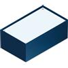 Teko Custodia in plastica modello 'optativ' - blu petrolio - 160 x 96 x 61 mm