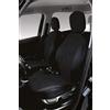 Cora CO.RA. Set di coprisedili anteriori in tessuto di cotone nero per FIAT 500X (334) 500L (351, 352)