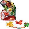 Spin Master Starter Pack Bakugan "Evolutions" con 3 palline (Ultra Pyrus Serpillious, Basic Ventus Hydorous, Basic Aurelus Pegatrix), trottola, 6 anni