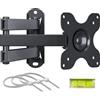Unyqoos Supporto a parete motorizzato Unyqoos® per televisori LED/LCD da 13 a 30 pollici, compatibile con standard VESA 75x75/100x100, inclinabile di ±15°, orientabile di ±15°/360°, capacità di carico: 15 kg