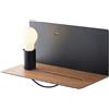 Luce Ambiente e Design Applique FLASH in metallo con presa USB