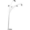 Luce Ambiente e Design Piantana ERACLE in metallo con punti luce orientabili e base in marmo