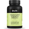 Bulk Capsule softgel vegane Super Strength con Omega 3, 1200mg | 1200 mg di olio d'alga, 384 mg di DHA, 128 mg di EPA per porzione, ad resistenza, 60 porzioni