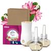 Glade Liquido Elettrico Profumatore per Ambienti Relaxing Zen 1 Base 3 Ric. | Fino a 120 Giorni di Profumo per Ricarica, Fragranza Regolabile per Adattarsi a Ogni Stanza, Con Olii Essenziali