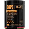 Bulk Dope Max Polvere Pre-allenamento | 563 g | 25 porzioni | Alto Contenuto di Caffeina 200mg | 5g Beta Alanina | 3g Creatina | Miscela AAKG & Citrullina | Vitamina B6 | Strawberry Lime