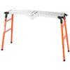 VEVOR Tavolo da Saldatura Pieghevole 2 in 1 1397 x 355,6 mm, Portata 500 kg, Banco con Altezza Regolabile su 5 Livelli, Piano in Acciaio con 4 Ruote, 12 Portautensili e Fori da 14 mm per Officina
