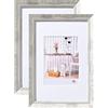walther Design Chalet EL030WD - Cornice portafoto, 20 x 30 cm, confezione da 2, bianco