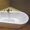 MSV - Tappetino da bagno in PVC con ciottoli - Antiscivolo - Sicurezza e comfort - 99 x 39 cm - Trasparente - Superficie strutturata - Adatto a tutti i tipi di vasca da bagno