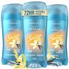 Secret Invisible Solid Antiperspirant and Deodorant, Vaniglia Scent, 2,6 oz (3 Pack)
