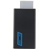 Mtlavishness Full Hd per Wii a Hdmi 1080P convertitore adattatore 35mm uscita video | Per wii a hdmi adattatore,Plastica,0.6 inch,Compatibile 720P 1080P,Supporta tutti display,Compatibilità 720P