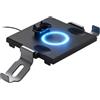 Generico Coperchio superiore di ricarica console per Steam Machine, illuminazione RGB con gancio di sospensione, ricarica e appoggio del controller, ganci porta-controller su entrambi i lati