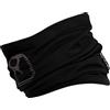 Ortovox 120 COOL TEC LOGO NECKWARMER - BLACK RAVEN