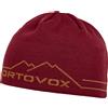 Ortovox Peak Beanie - RED MALBEC