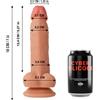 CYBER SILICOCK - CONNOR SILICONE LIQUIDO MORBIDO ULTRA REALISTICO 20.5 CM -O- 3.7 CM