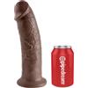 KING COCK - 10 DILDO MARRONE 25.4 CM