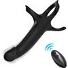 ARMONY FOR HIM ARMONY - DILDO CON ANELLO E VIBRATORE TELECOMANDO NERO