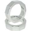 METAL HARD - ANELLO DADO PER PENE E TESTICOLI 45 MM