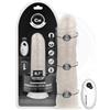 COCK MILLER - DILDO CON VENTOSA, LUCI E VIBRAZIONE CON TELECOMANDO BIANCO 20,5 CM