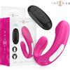 INTENSE REMOTE CONTROL INTENSE - JANET DUAL STIMOLATORE E VIBRATORE A FORMA DI U CON TELECOMANDO ROSA