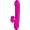 ARMONY VIBRATORS ARMONY - FANNY VIBRATORE MULTIFUNZIONE DOPPIA LINGUA FUCSIA EFFETTO CALORE