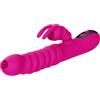 ARMONY VIBRATORS ARMONY - VIBRATORE MULTIFUNZIONE RABBIT DOUBLE TONGUE FUCSIA EFFETTO CALORE