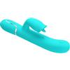 HIGH TECH PRETTY LOVE - VIBRATORE CONIGLIO CON LECCATURA VERDE ACQUA