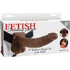 FETISH FANTASY SERIES - SERIES 9 HOLLOW STRAP-ON CON SFERE 22.9CM MARRONE