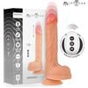 MR. INTENSE HIGH TECH MR INTENSE - BROSNAN REALISTICO MULTIFUNZIONALE CON VIBRAZIONE, SU E GIÙ TELECOMANDO, 22 CM - OPPURE - 4 CM