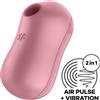 SATISFYER AIR PULSE SATISFYER - STIMOLATORE E VIBRATORE D'ARIA PER ZUCCHERO DI COTONE ROSA