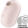 SATISFYER AIR PULSE SATISFYER - PRO TO GO 2 DOPPIO STIMOLATORE E VIBRATORE BEIGE
