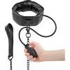 FETISH SUBMISSIVE EXTREME FETISH SUBMISSIVE BONDAGE - COLLARE GONFIABILE DA STRANGOLAMENTO CON CATENA