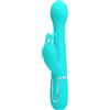 HIGH TECH PRETTY LOVE - VIBRATORE DEJON RABBIT 3 IN 1 MULTIFUNZIONE VERDE ACQUA